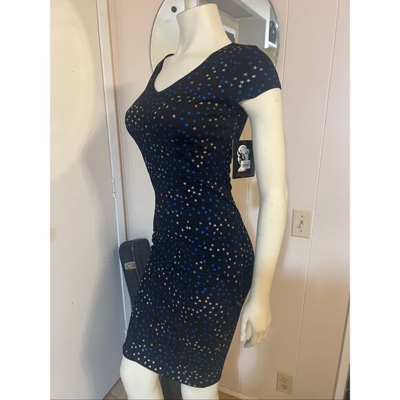 NWT Marilyn Monroe Stars up in the Sky BodyCon Dress S - Picture 3 of 10